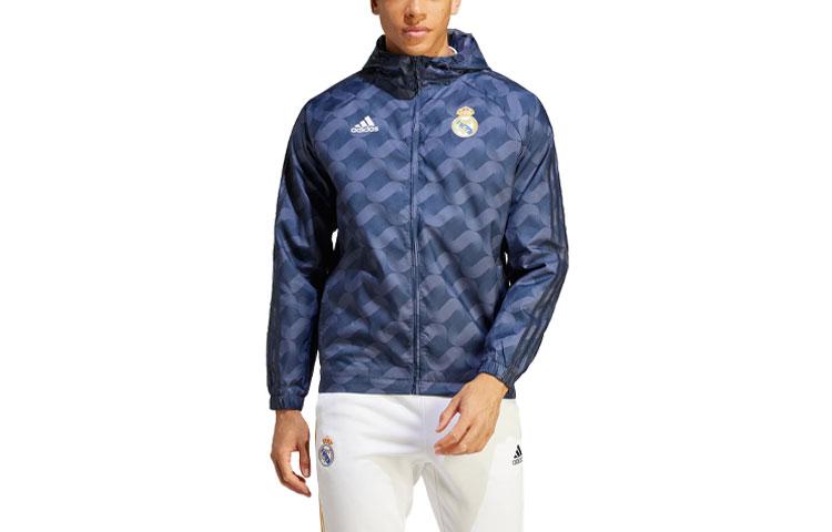 Adidas Real Madrid Jackets Men s Legend Ink Hooded Moderate Other HY0615 XXL