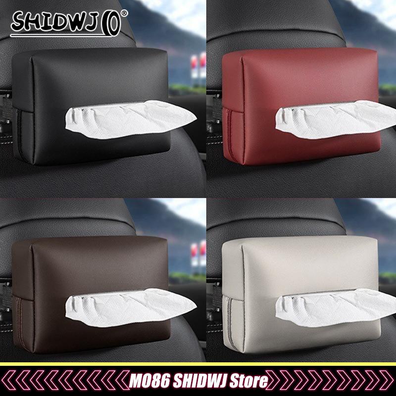 Car Tissue Box, Armrest Box Tissue Pack, Car Seat Back Hanging Type, Sun Visor Tissue Bag, Storage For Car Interior Decoration