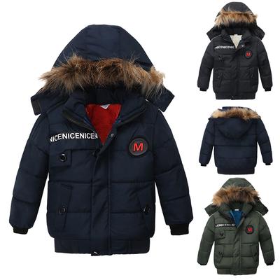 Children Kids Boys Girl Winter Coats Jacket Zip Thick Warm Snow Hoodie Outwear