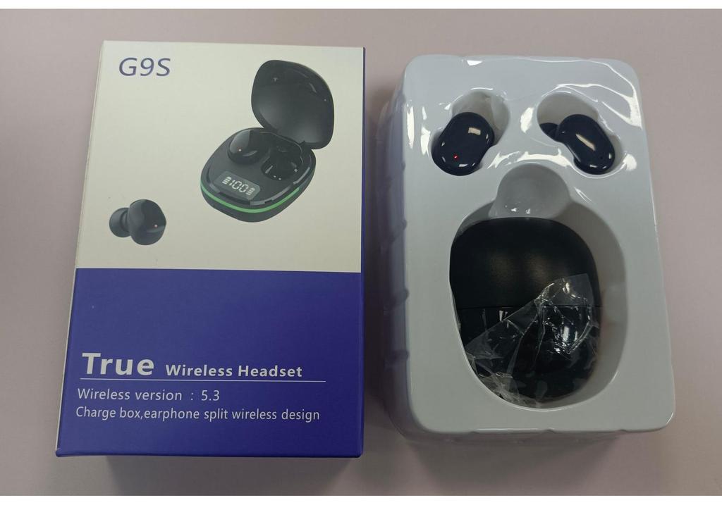 G9S Wireless Gaming Bluetooth Earbuds with Digital Display, Low Power, Low Latency, and Colorful Breathing Light