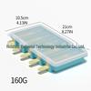 Silicone Ice Cube Tray with Lid: 4-Grid Frozen Soup & Food Storage Box