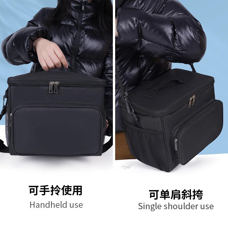 Lunch Bag Outdoor Picnic Camping Handheld Lunch Box Insulated Bag Freshness Preservation Food Container Portable Thermal Carrier