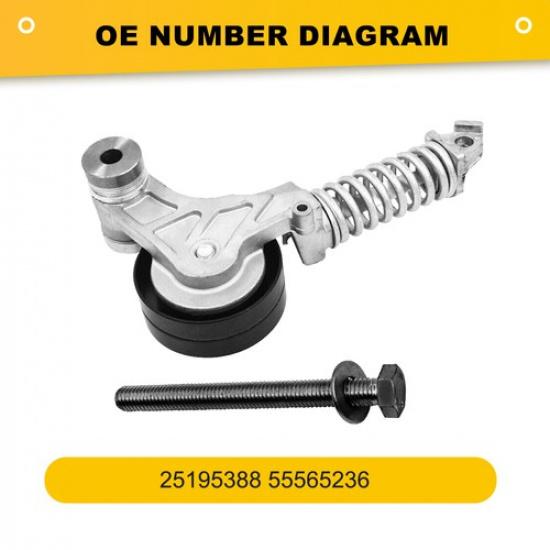 For 2012- Chevrolet Sonic 2015- Chevrolet Trax Belt Tensioner W/Pulley