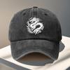 Dragon  Print Baseball Cap Dragon Theme Baseball Cap Baseball Cap for Dragon Lovers Stylish and Adjustable Hand Washable