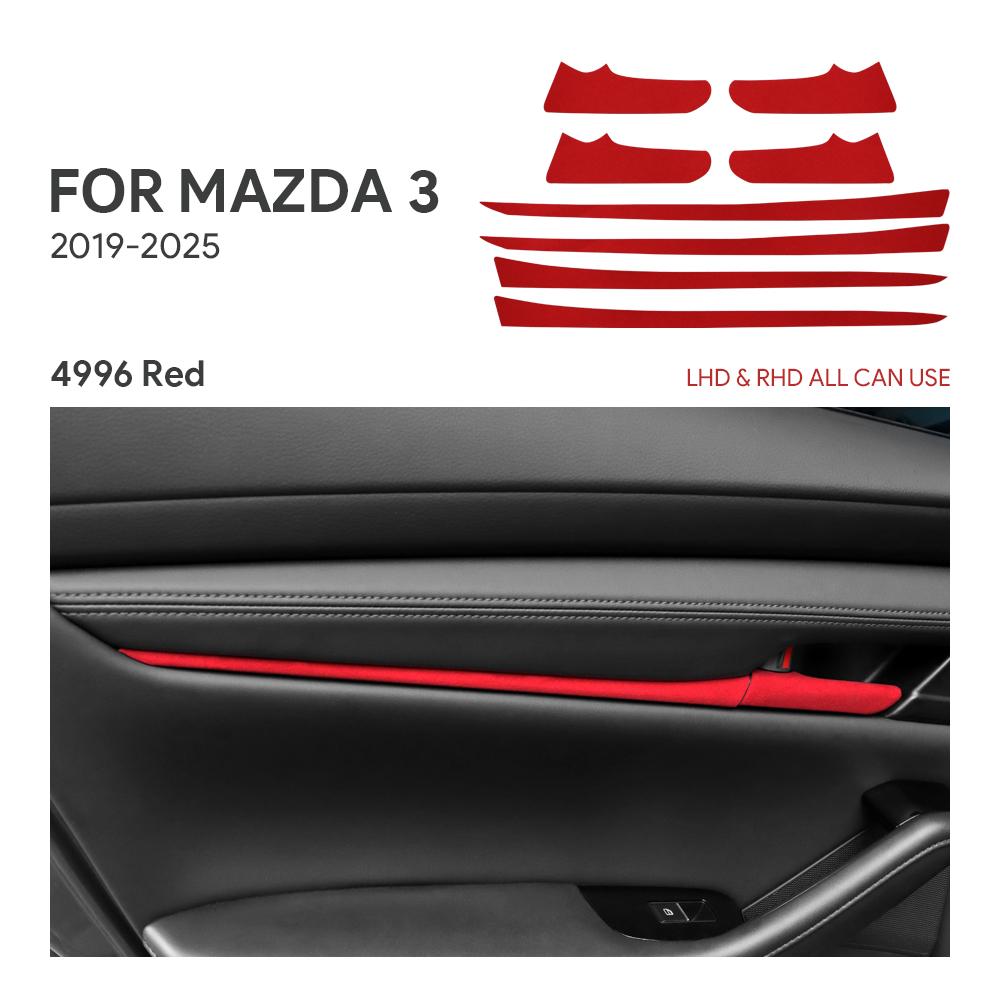 Top Suede Trim LHD RHD Sticker For Mazda 3 BP M3 Axela 2019 2020 2025 2025 2025 2025 2025 Car Door Handle Interior Accessories