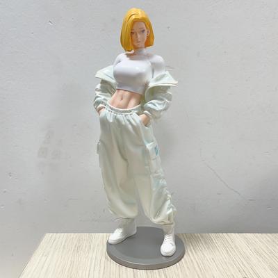 27CM Dragon Ball Z Figures Android 18 Girl 1/6 Figure PVC Action Anime Model Statue Adult Collectible Doll Toys Gifts