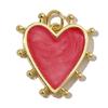 Pack of 3 Heart/Horseshoe/Dices Poker Card Pendants Accessories for Necklace and Earrings Copper Jewelry Components