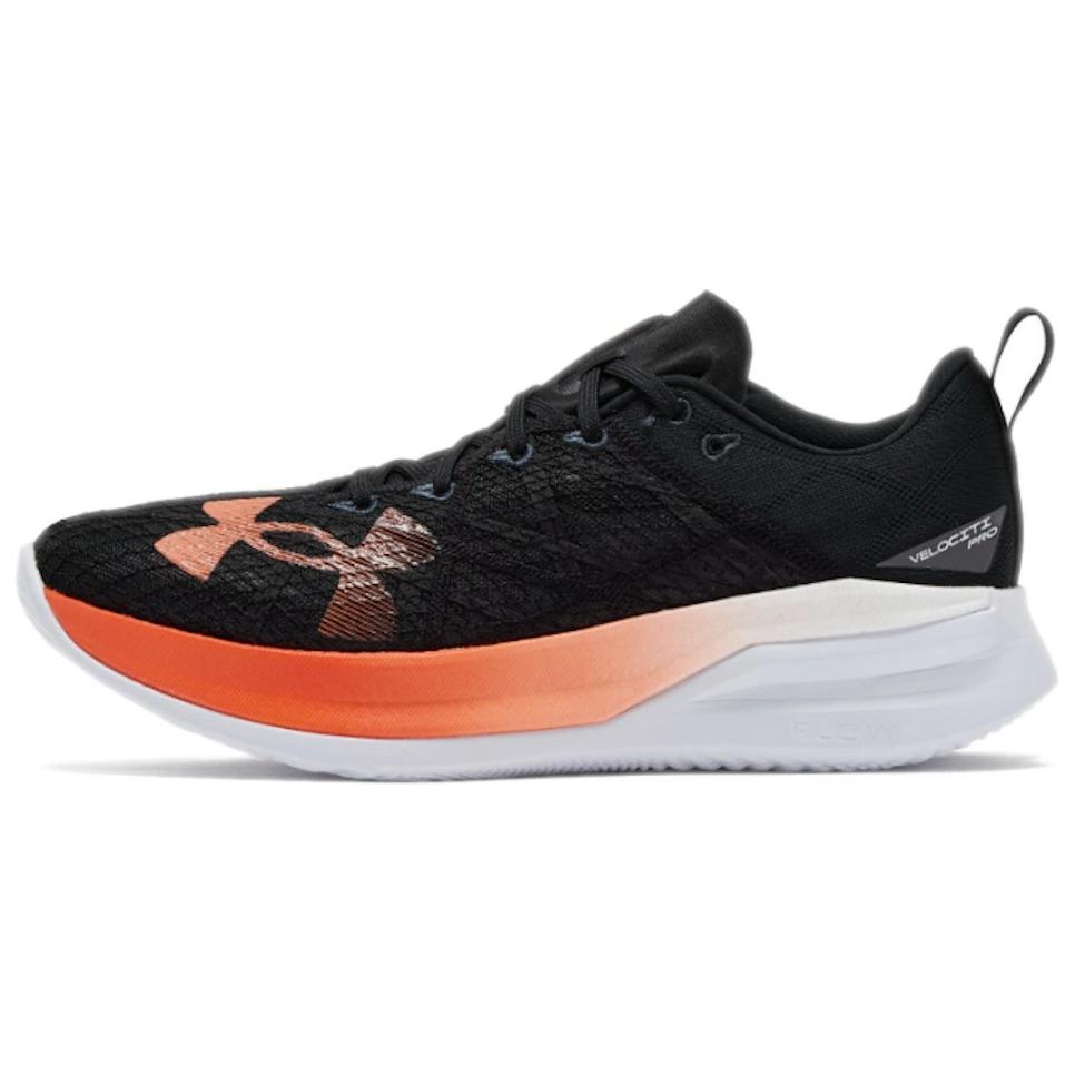 Under Armour Men s Velociti Pro Running Shoes Black Orange White 3027560-004 42