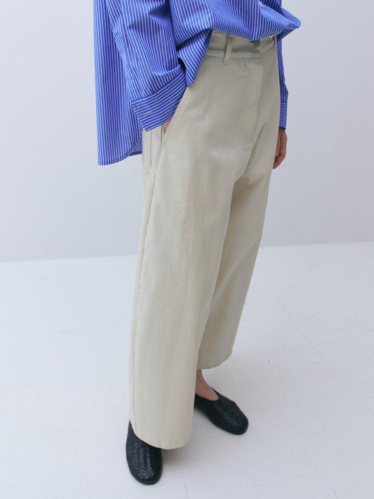 COTE28-1 Cotton Wide Pants