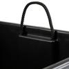 Donica Porto Riflo Czarna H36X19X19 Cm
