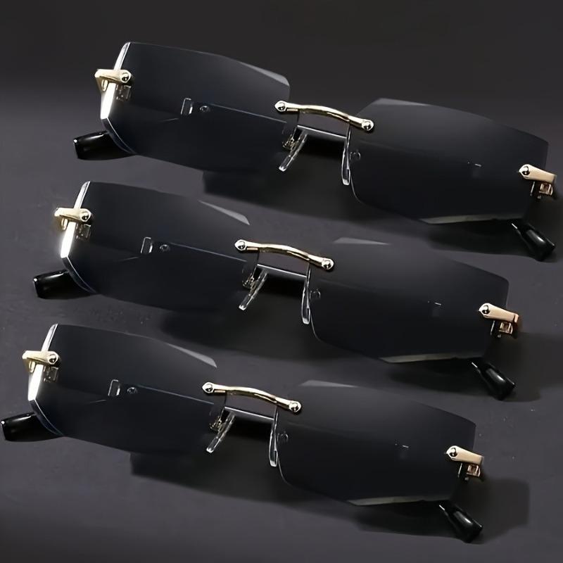 3pcs of Unisex Fashion Glasses Retro Style Suitable for Casual Wear And Daily Activities