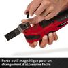 Einhell outil multifonction sans fil tc-mg 18 li - solo pxc (18v, 11000-20000 min.-1) livré sans batterie ni chargeur