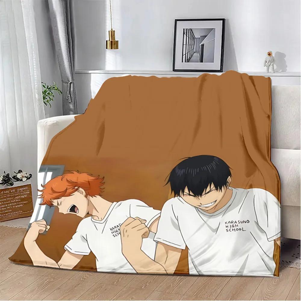 Japan Anime Haikyuu Printed Blanket Picnic Blankets Warm Blanket Soft and Comfortable Blanket Home Travel Birthday Gift