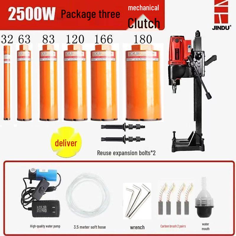 High-Power Handheld and Desktop Diamond Core Drill for Concrete Engineering