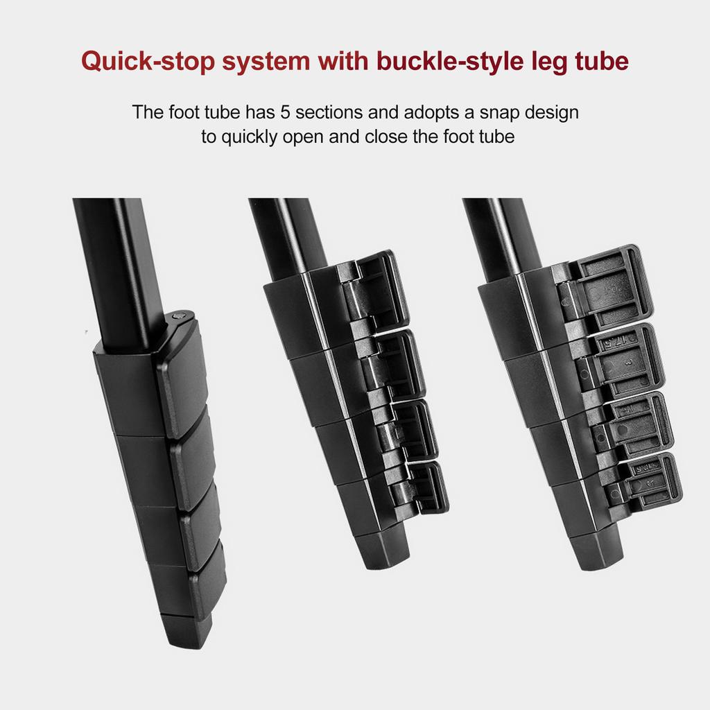 KINGJOY VT 688 675 inch Tripod Stand Desktop Tripod Stand 2kg 4.4lbs Load Capacity 5 Levels Height Adjustable with 1