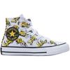 Converse Chuck Taylor All Star Comfortable Versatile Anti-Kick Shock-Absorbing High-Top Canvas Shoes Kids sneaker White A10766C