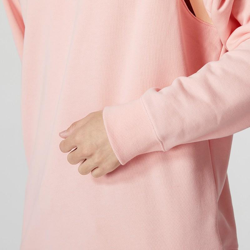 New Balance Sweatshirts Men's Pink Crew Neck Moderate Other AMT23559-PIE
