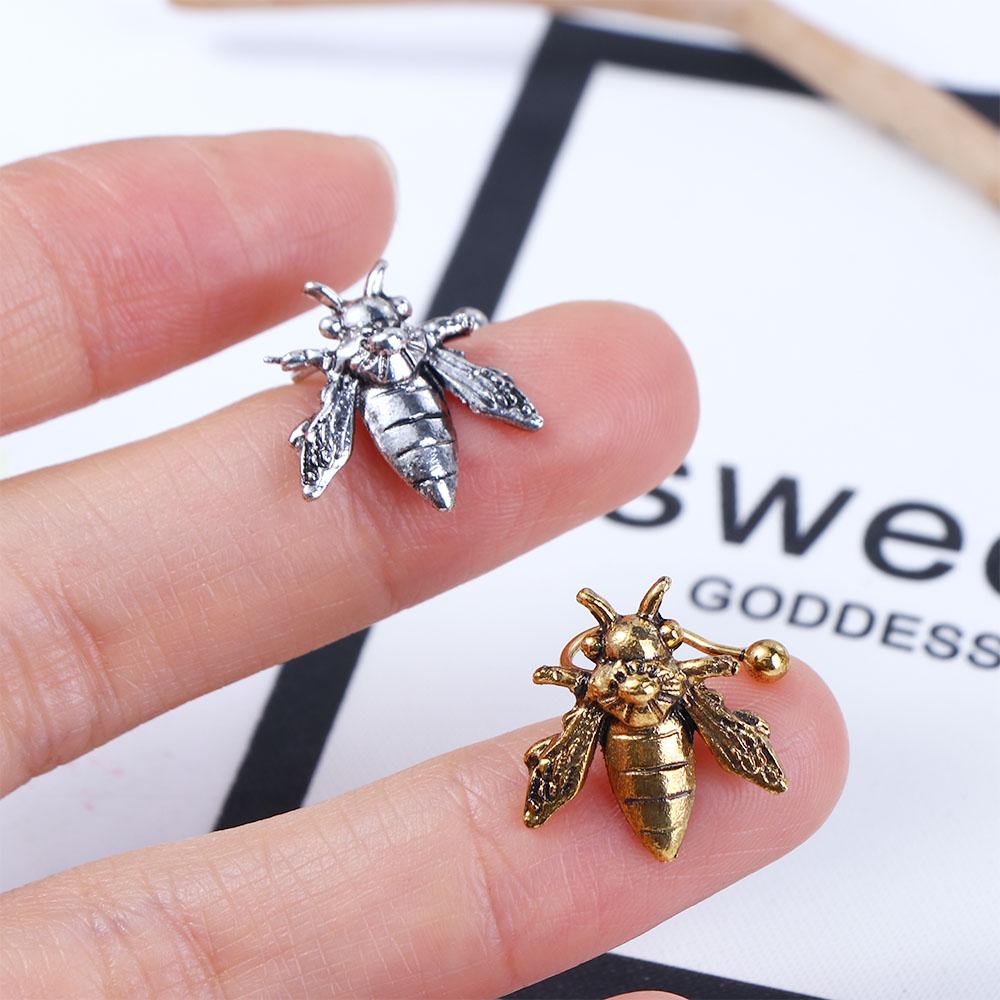 1 PC Insect No Piercing Accessories Gold Silver Color Clip Earrings Jewelry Ear Cuffs Stud Earrings