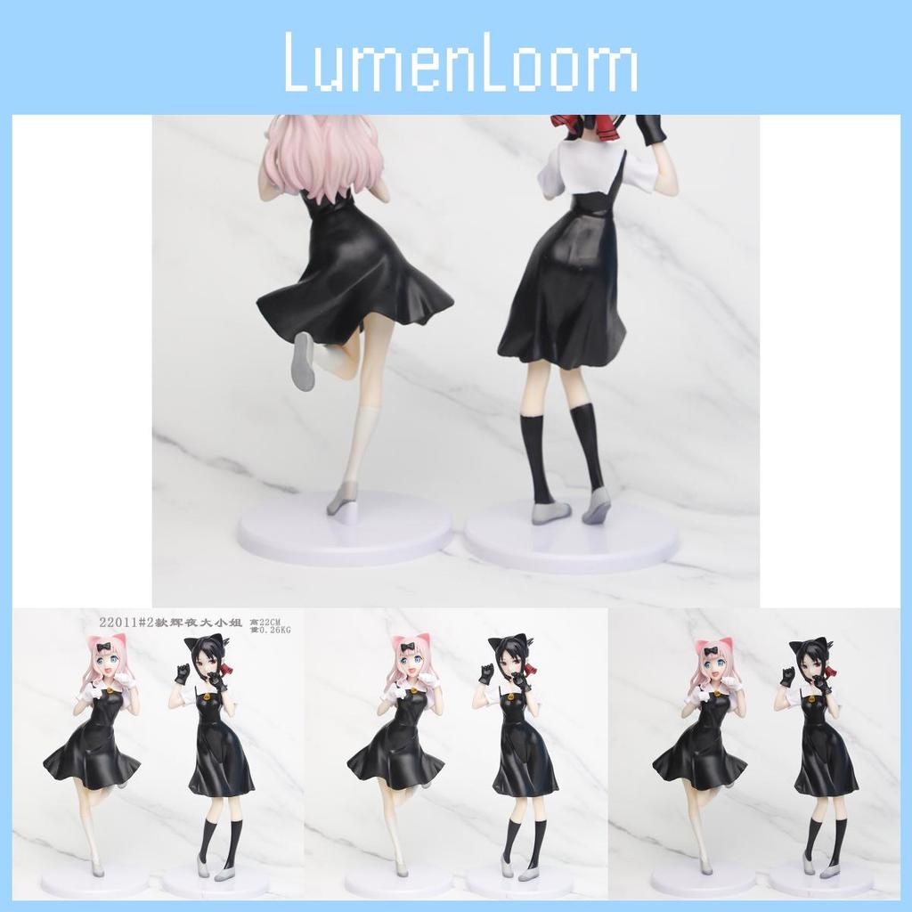 Elegant Kaguya-sama Model Kaguya Shinomiya Chika Fujiwara Pvc Anime Figurine 22cm Display Piece