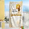 Biene Maja Customize Your Name Beach Towel Quick-Dry Soft Microfiber Portable for SwimmingBeachCamping Travel Beach AccessoriesGym