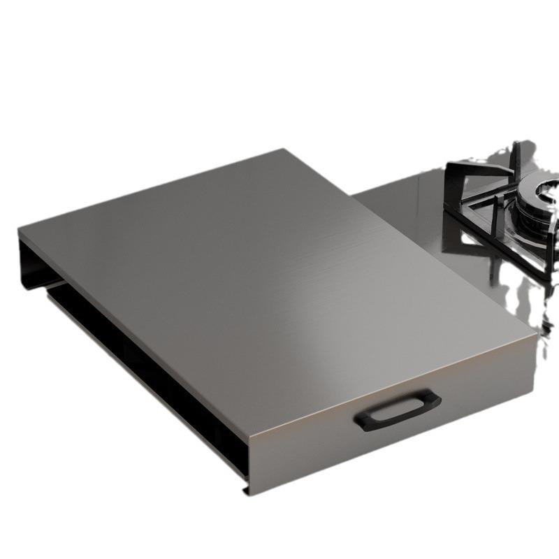 Gas Stove Shield & Countertop Organizer with Pot Base Stand & Induction Cooker Baffle