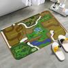 Zelda map Floor Mat Bathroom Mat Kids Room Bedroom Decoration Balcony Anti-Slip Doormat Living Room Welcome Rug