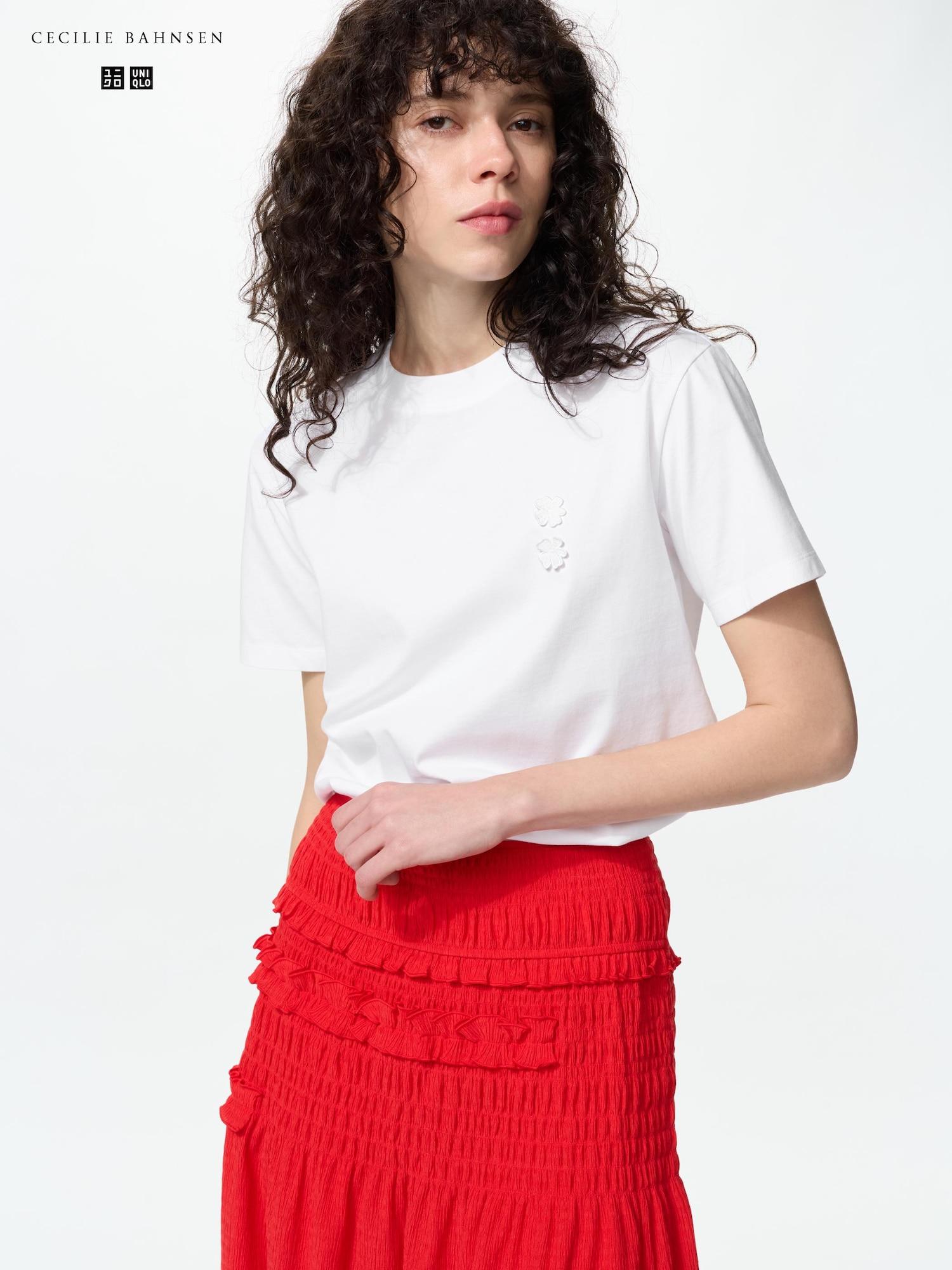 Uniqlo Япония Графическая футболка 00 WHITE/XS