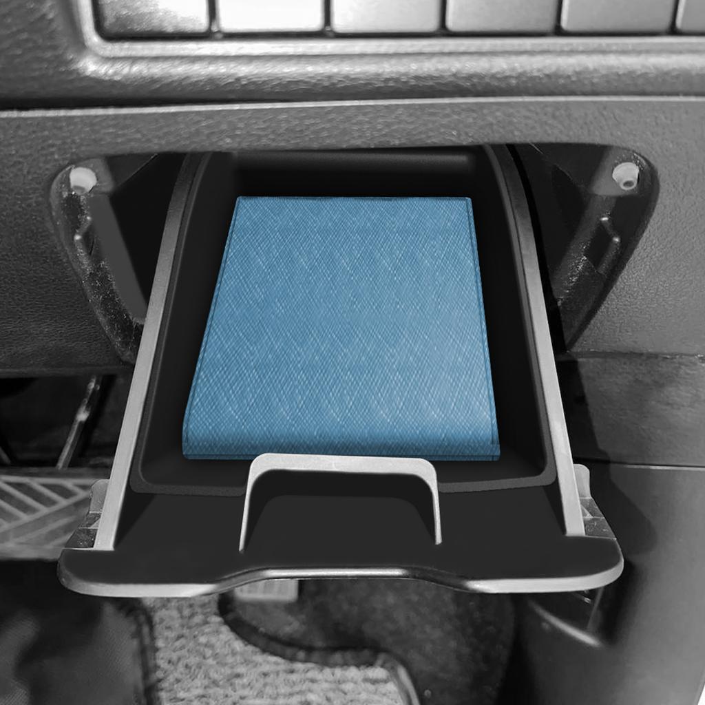 for Suzuki SOLIO 2015-2020 Silicone Center Storage Box ID Card Bank Card Tray Organizers Tidying Car Interior Accessories BLACK