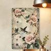 Metal Tin Sign Hummingbird Rose Vintage Wall Art 8x12 Home Bar Cafe Decor