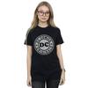 DC Comics Womens/Ladies DC Originals Crackle Logo Cotton Boyfriend T-Shirt
