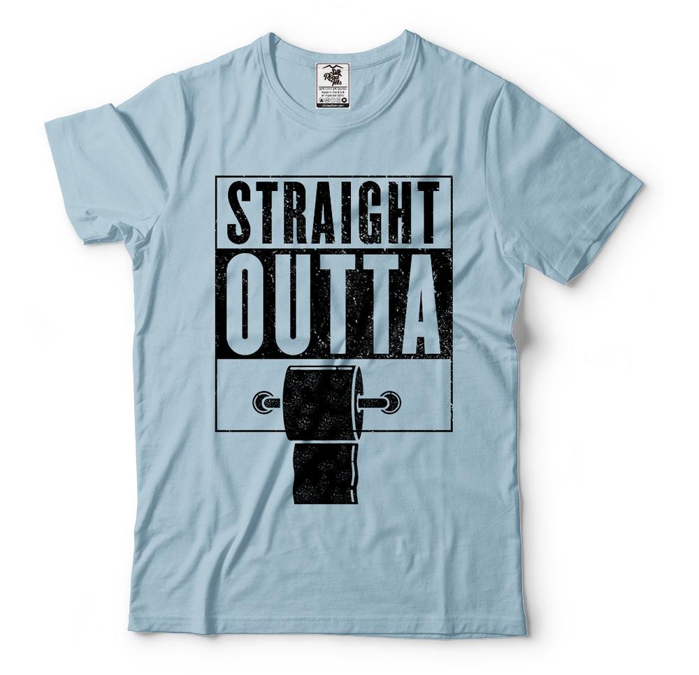 Straight Out Of Toilet Paper Tshirt XL