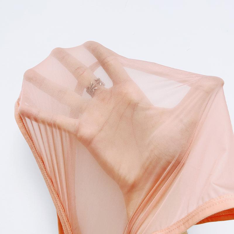 Low Waist Men's Underpants, Light Transparent Men's Panty, Sexy Love Triangle Pants, Breathable Convex Pouch