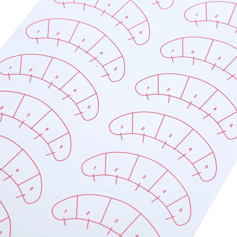 140PCS Eyelashes Extension Adhesive Sticker Eye Lash Isolation Positioning Pads Patches Tool