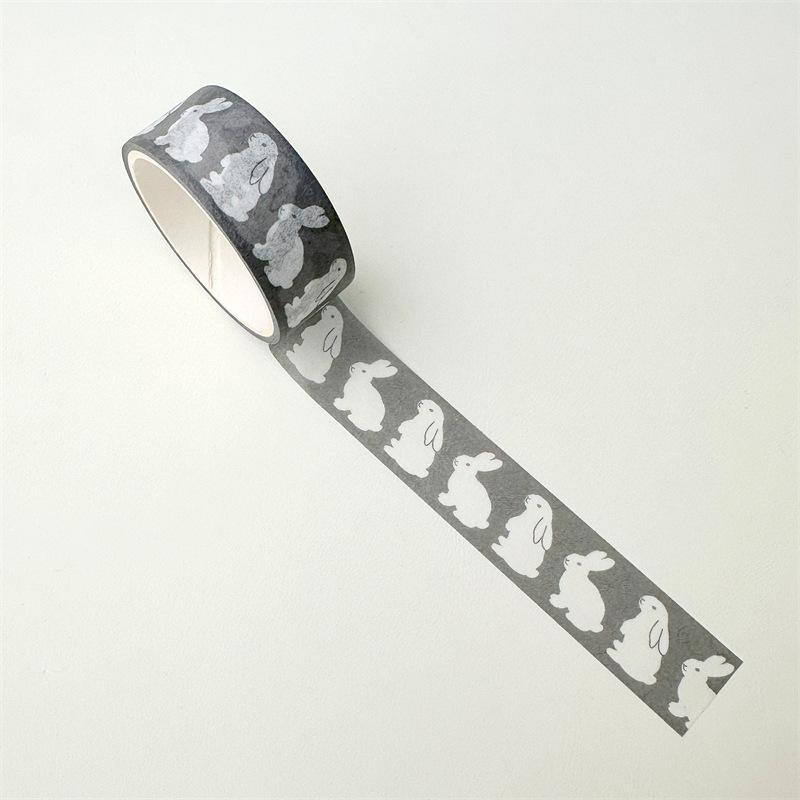 5m Cartoon Animal Plants Pattern Washi Tape Decorative Sticker Stationery Planner Tape Sticker DIY Scrapbooking Journal Decor