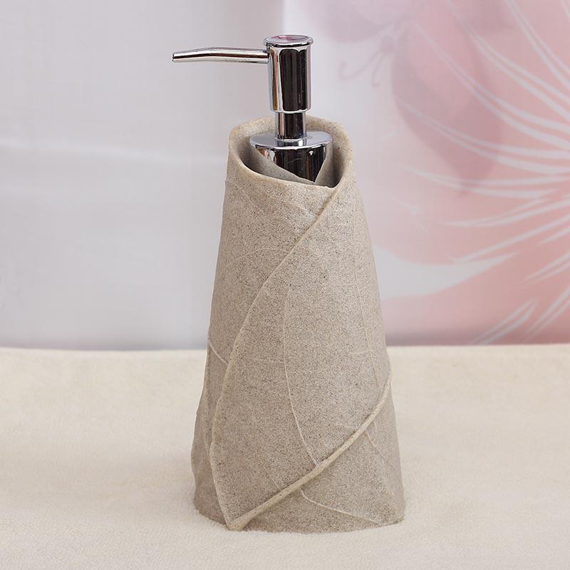 Luxuriöse Keramik-Druckflasche für Handseife, Shampoo und Duschgel