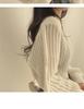 Korean Style Round Neck Petite Knit Sweater for Women - Waist-Cinching, Versatile Pullover