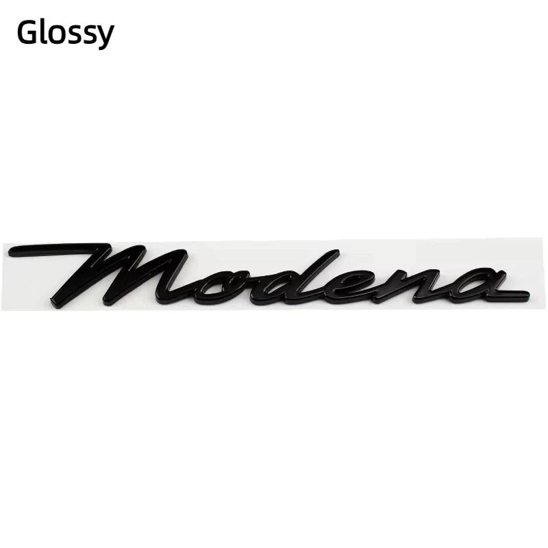 Car Rear Trunk Letters Words Logo Badge Emblem Decals Sticker For Modena L-evant-e Q-uattroport-e G-hibl-i Accessories