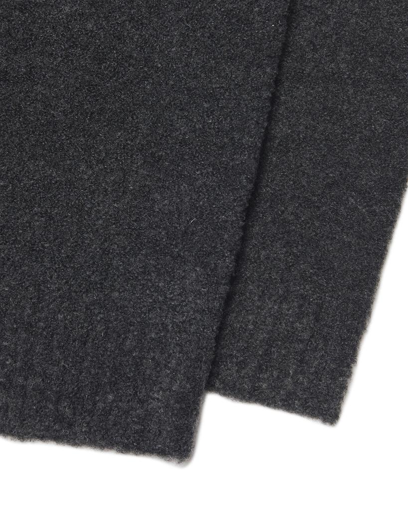 Nomaenyueol Reversible Wool Hairy Knit - Charcoal