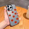 K-Koreanischer Ins T-Two Ted T-Tomate Handyhülle Für iPhone17,16,15,14,13,12,11 Plus,Pro Max Schwarze Candy Silberne Handyhülle