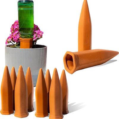 1 Pcs Plant Self-Watering Stakes, Terracotta Automatic Plant Waterer Devices Auto-Water Irrigation System For Indoor/Outdoor