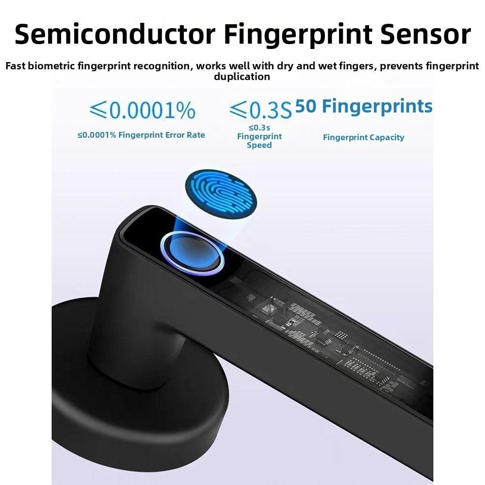 Intelligentes Smart Fingerabdruck Türschloss Fernverriegelung Biometrisches Türschloss Innenbereich