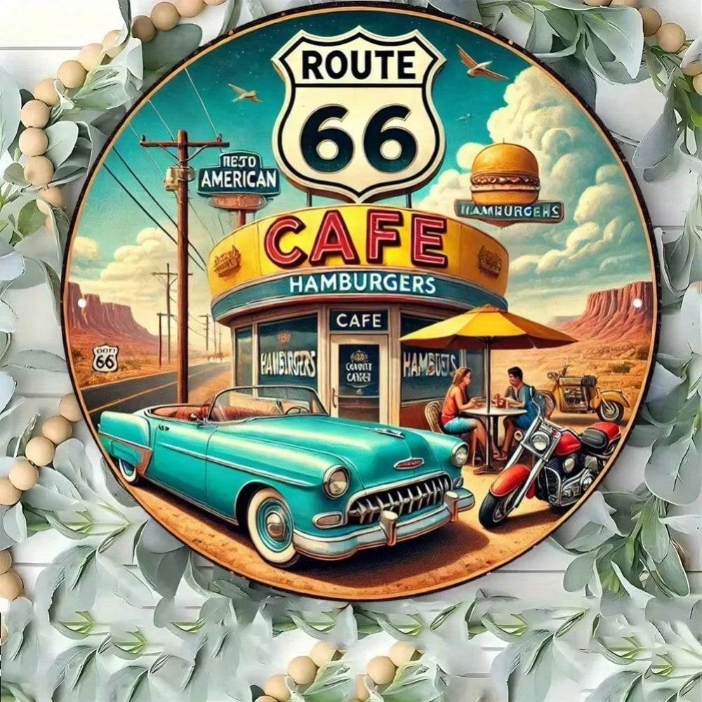 20x20cm Metal Tin Sign Wall Art Decorative Vintage Painting