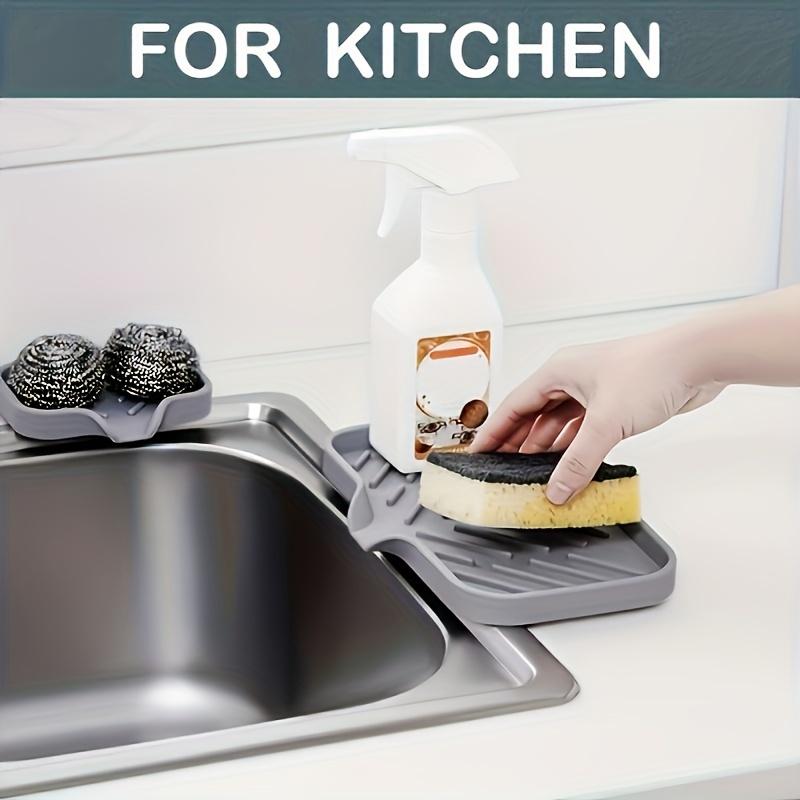 Silicone Kitchen Sink Tray Soap Holder