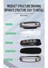Haval Key Cover Shell: Compatible with H6, Chitu, 3rd Gen, M6 Plus, First Love, Big Dog, H7, Xiaolong, H9, and 23 Models.