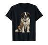 Saint Bernard Dog Illustration Saint Bernard T-Shirt