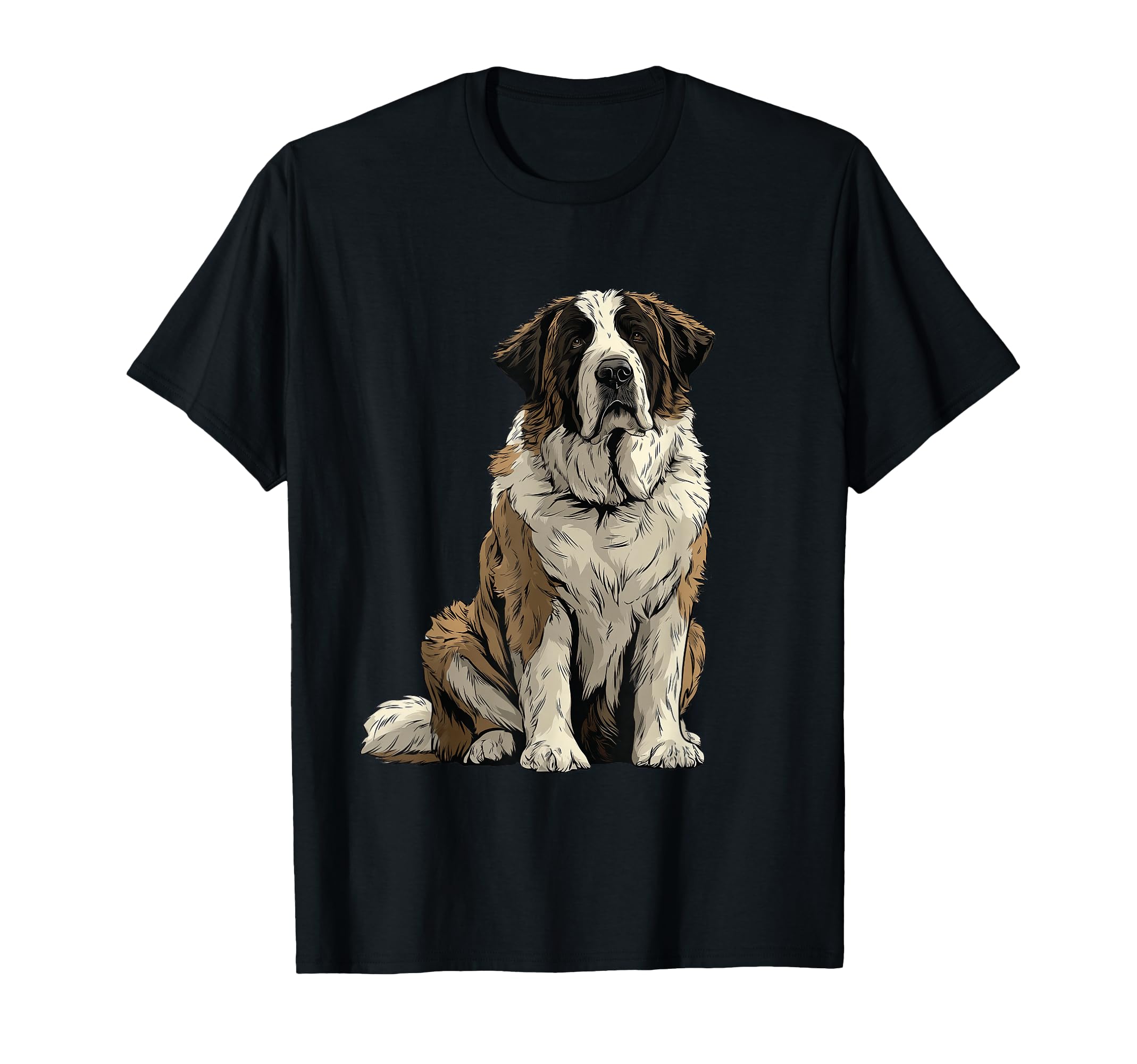 

Saint Bernard Dog Illustration Saint Bernard T-Shirt