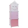 Cubes 3 MODULAR SHELVING for a Child's Room, PINK