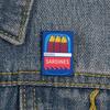 Sardine Can Art Enamel Pin Creative Cartoon Fish Brooch Cute Lapel Badge for Backpack Jacket Hat DIY Accessory