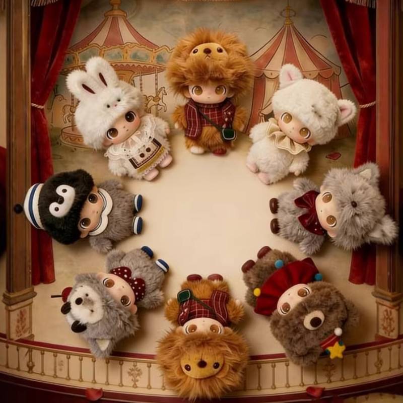 Dimoo Secret Drama Series Plush Toy Keychain With Soft Resin Material For Collectors