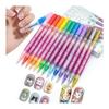 12 Colors Nail Pen Set Resin Pen Dot Drawing Tool Quick Drying Excellent Color Nail Art Pen Nail Pen Nail Tip Design Easy for Beginners Long-Term
